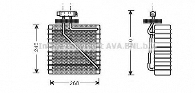 AVA QUALITY COOLING fdv270 -  Испаритель, кондиционер